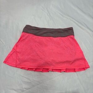 Lululemon Pace Setter Skirt Skort Size 6 Flash 
/Wee Are From Space Deep Pink